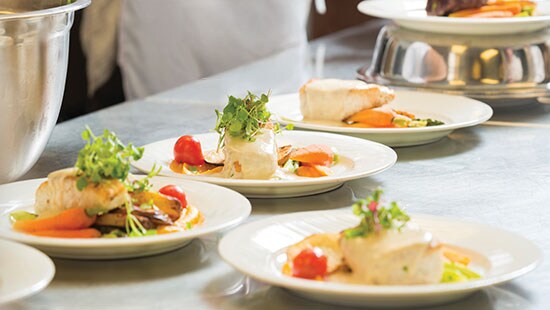 Tapa de folleto sobre seguridad alimentaria