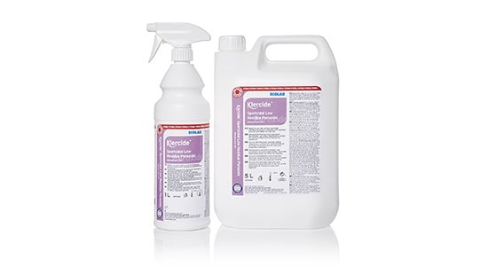 Esporicida Klercide™ con peróxido y bajo residuo - Combinado con agua para inyección