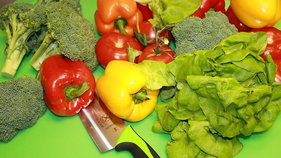 AFVT para LTC Vegetables treated with safe food produce, Antimicrobial Fruit and Vegetable Treatment.