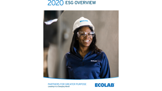 Ecolab 2020 ESG Overview